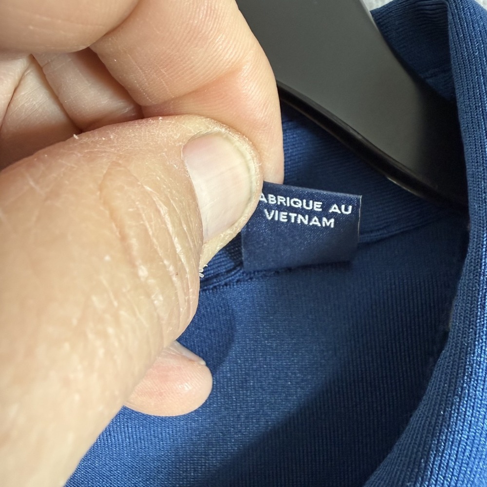 Cutter & Buck‎ Polo Shirt Men XXXL Blue White Striped Stretch Logo Golf Outdoor - Picture 5 of 9